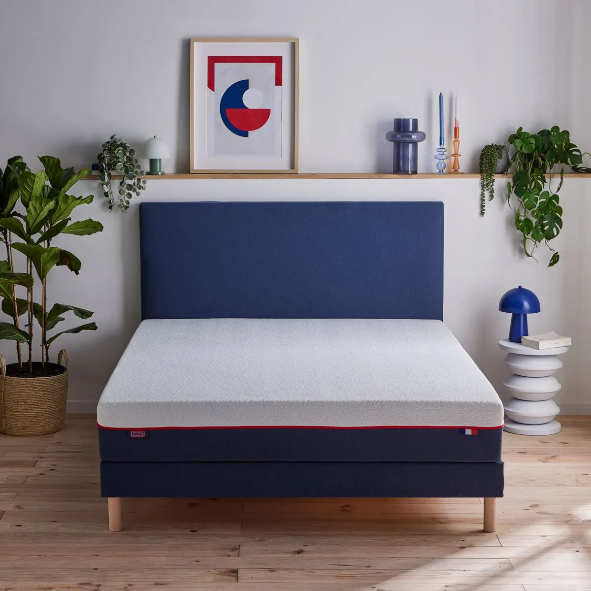 Ensemble Lit - Matelas L'INCONTOURNABLE mi-ferme + sommier