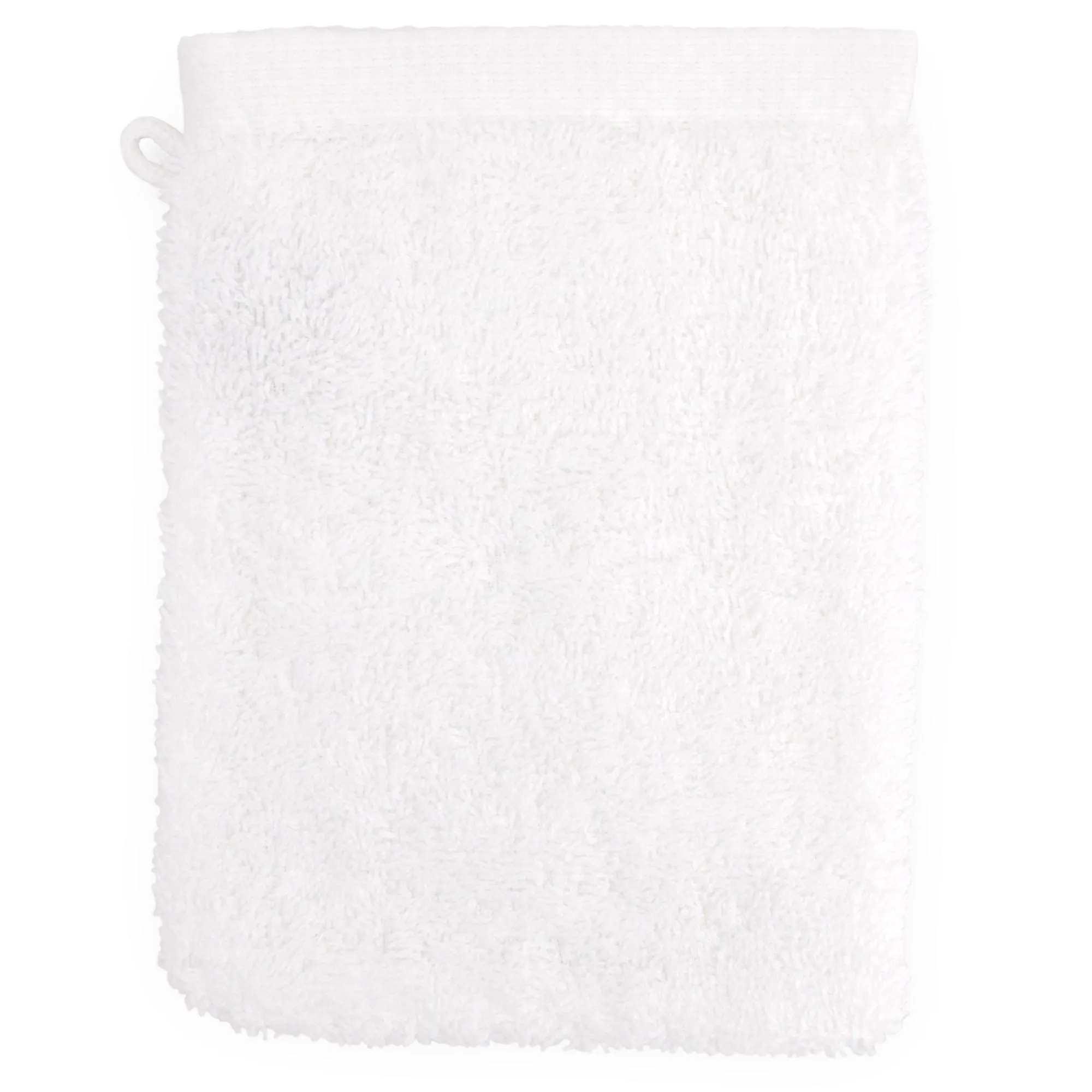 Gant de toilette 16x21 cm PURE Blanc 550 g/m2
