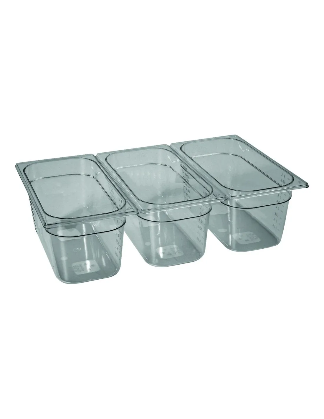 BAC GASTRO. COPOLYESTER GN1/3 PROF 100 MM SANS BISPHENOL A L (en mm) : 176 - P (en mm) : 325 H (en mm) : 100