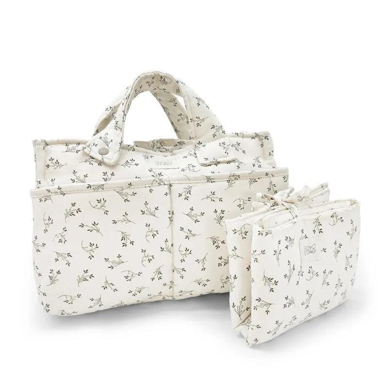 sac a langer audrey olive bloom canvas