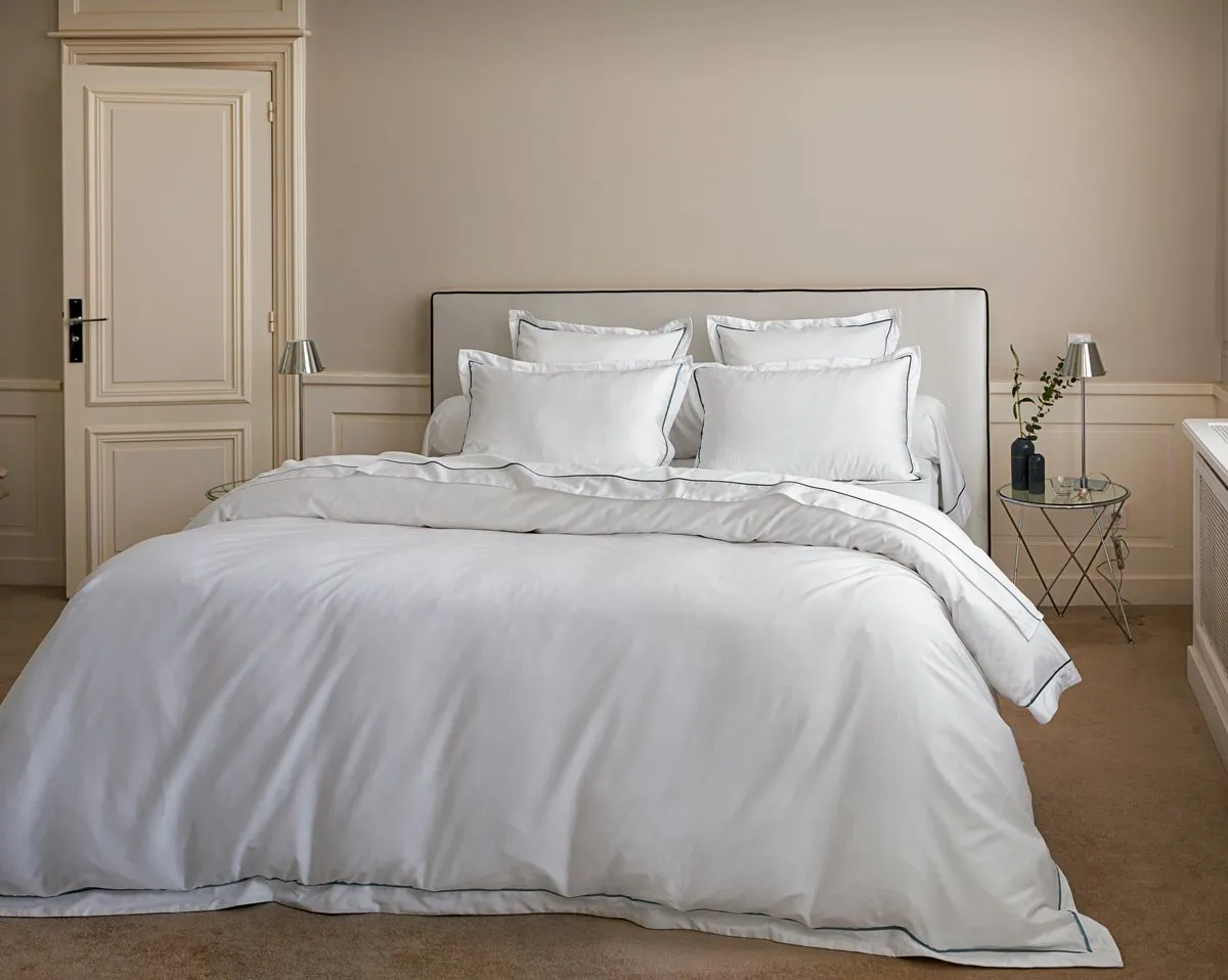 HOUSSE DE COUETTE Breteuil · Blanc/Bleu