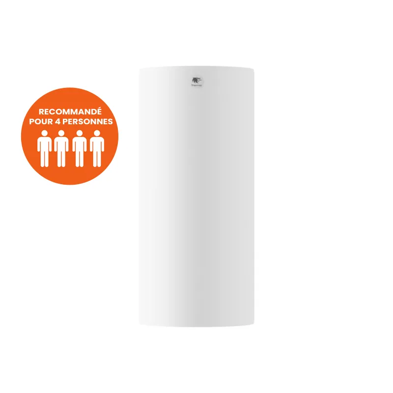 Chauffe-Eau Électrique 200L THERMOR Duralis Compact ACI Hybride Vertical Mural Monophasé ou Triphasé - 861413 - NEUF Déclassé