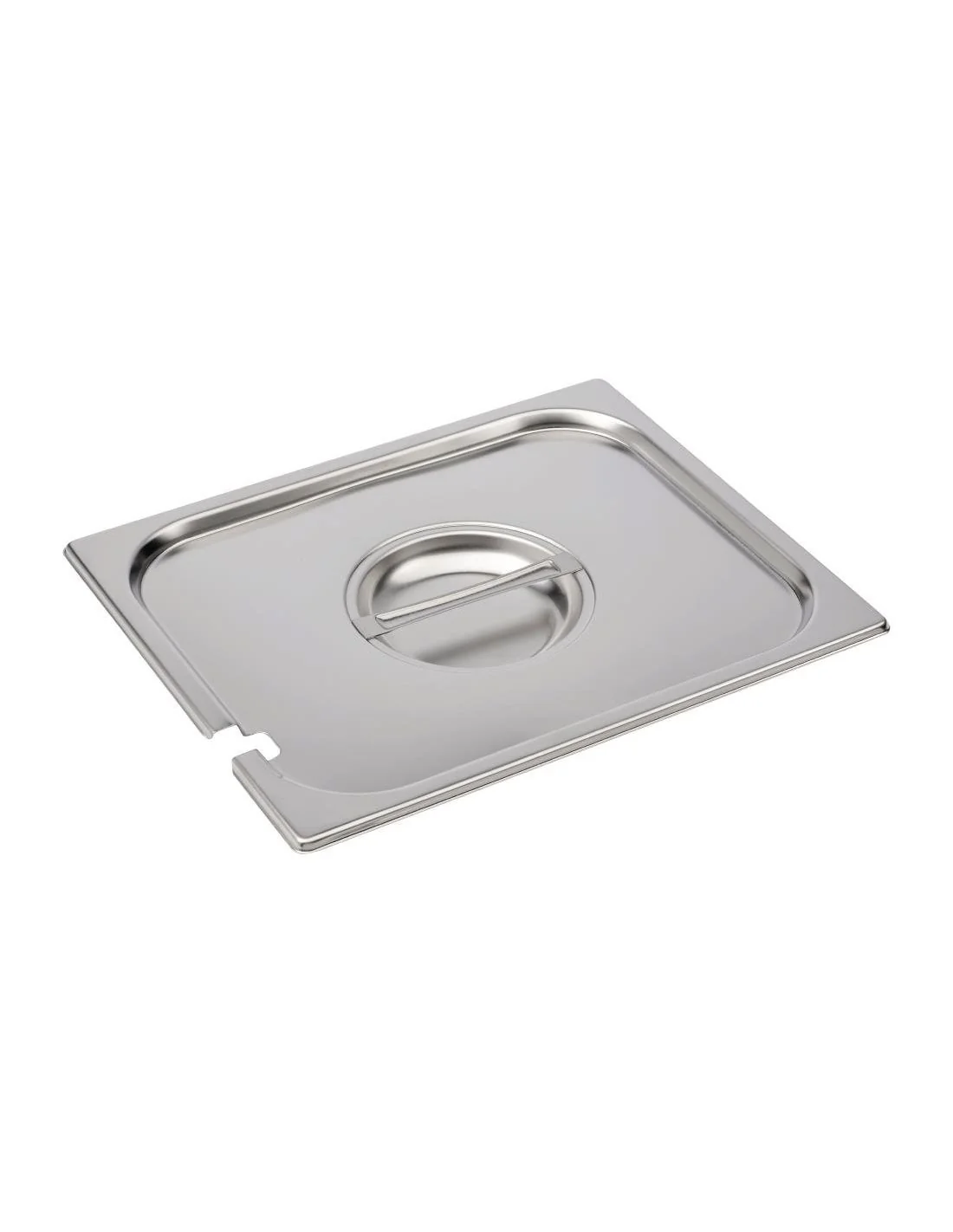 Couvercle inox avec encoche GN 1/2 Gastro M