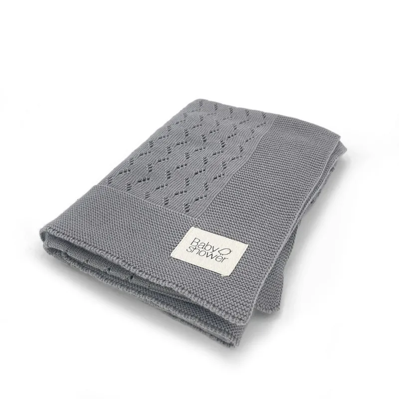 couverture tricot stone