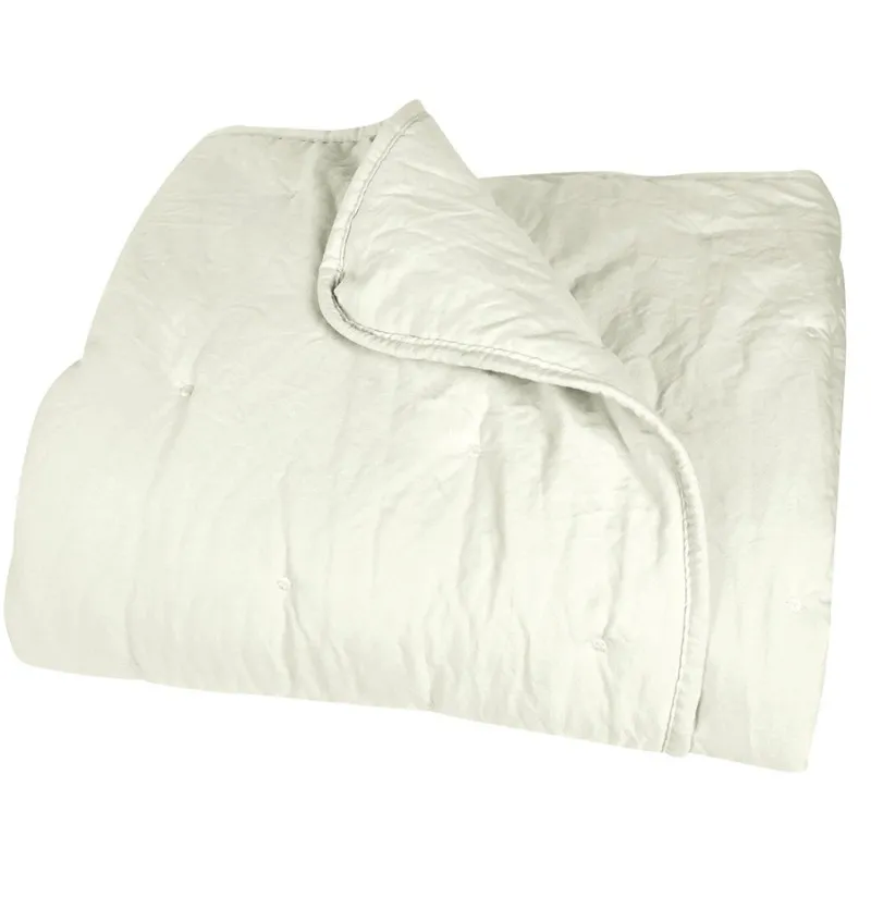 Couvre-lit matelassé Céleste nacre