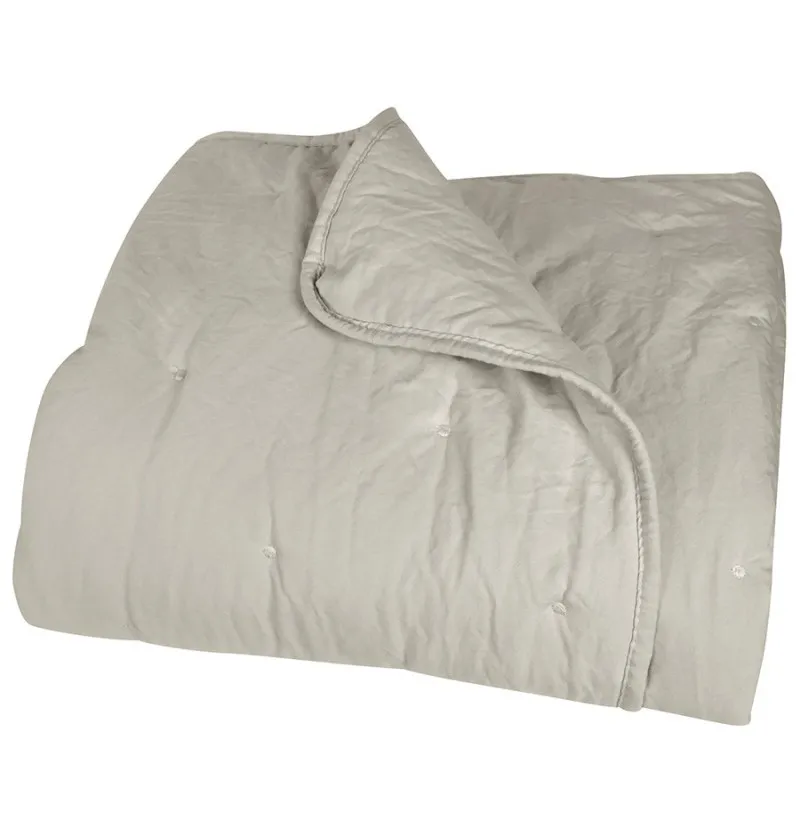 Couvre-lit matelassé Céleste naturel