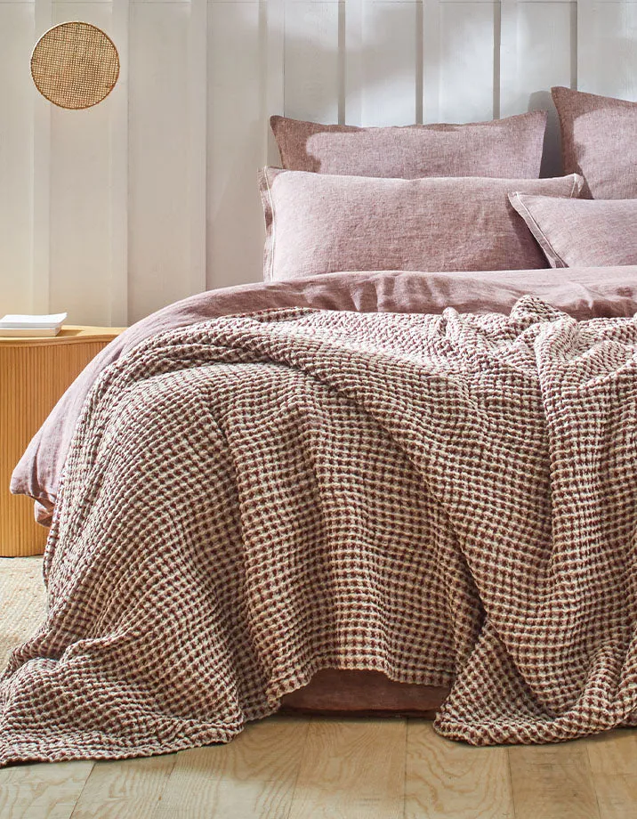 Le couvre-lit Nid d'abeille