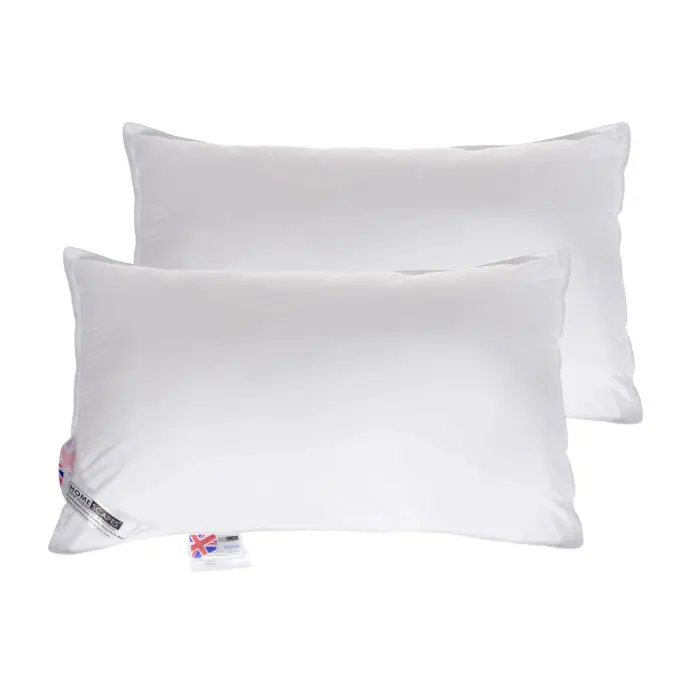 Lot de 2 oreillers en microfibre ultra gonflant, 50 x 75 cm