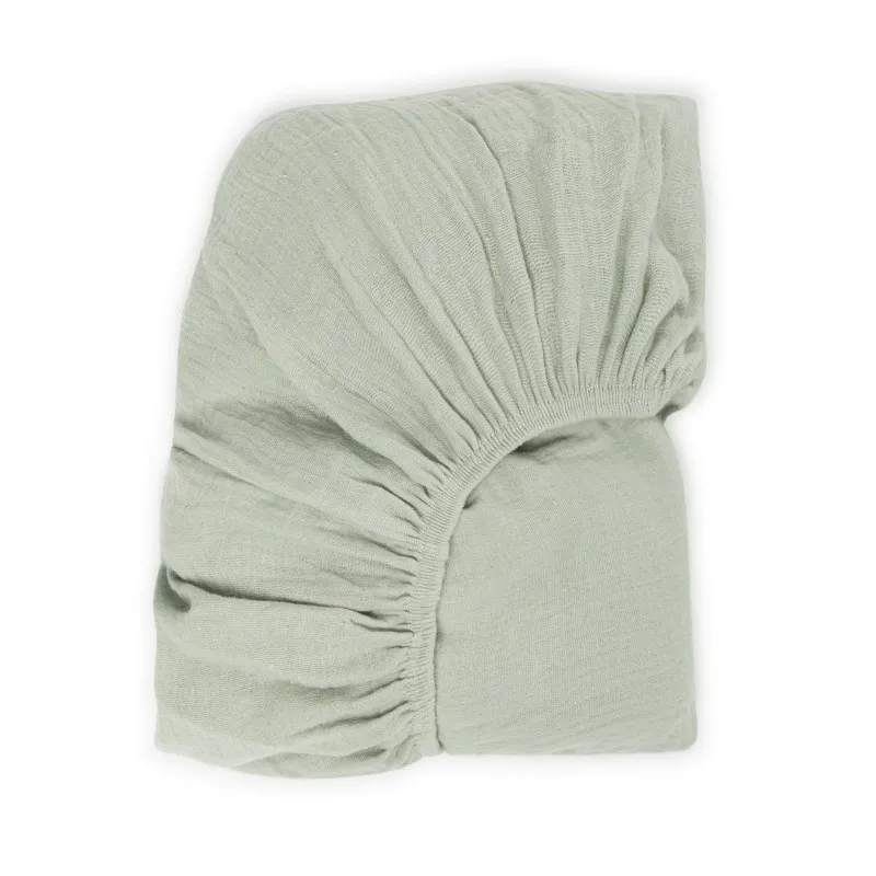 drap housse cocoon sage powder