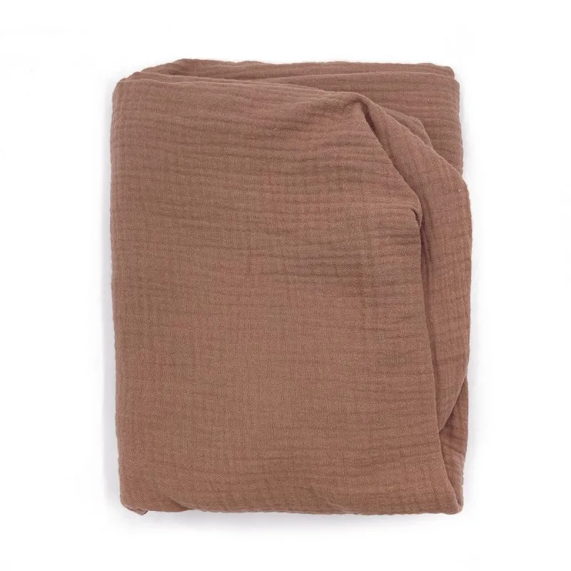 drap housse lit 70 caramel glacé