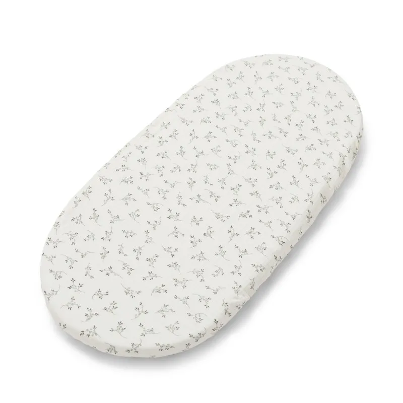 drap housse pour couffin olive bloom