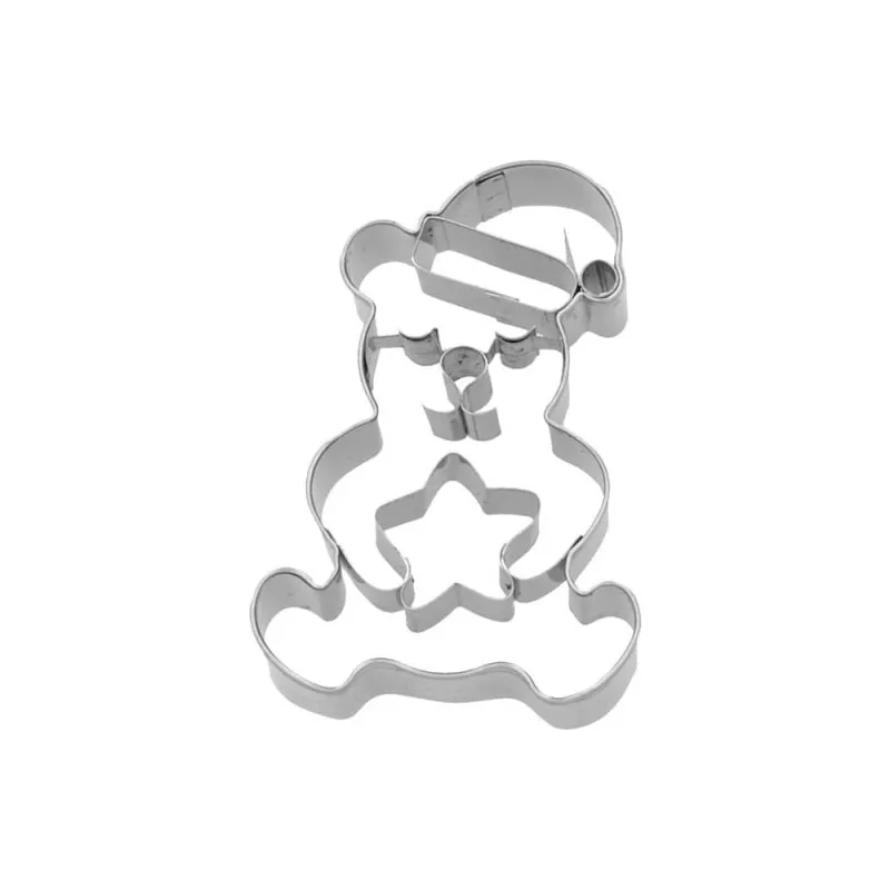Emporte-pièce Ourson de Noël avec étoile
