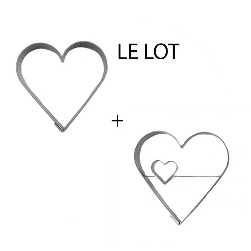 Emporte-pièce Sablé Fourré : Coeur original