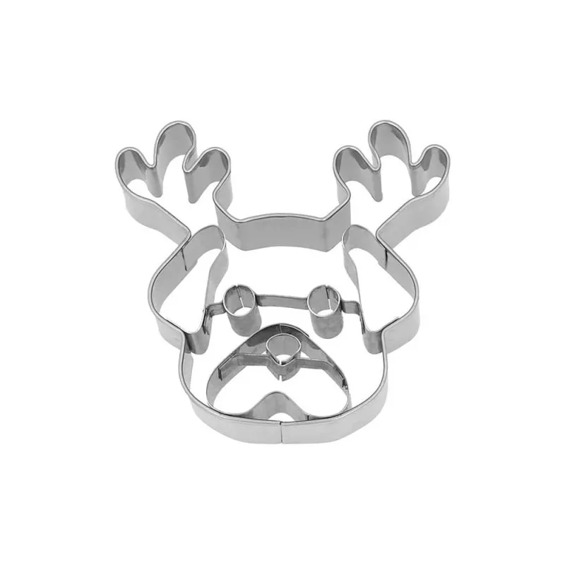 Emporte-pièce Tête de Chien de Noël