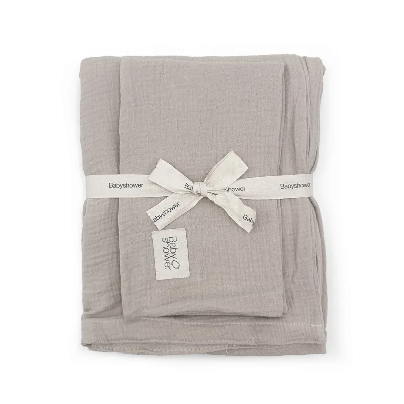 ensemble couette lit bébé latte powder