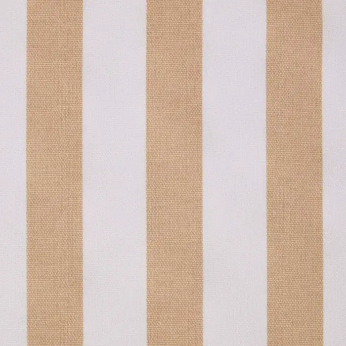Tissu à rayures Beige en coton