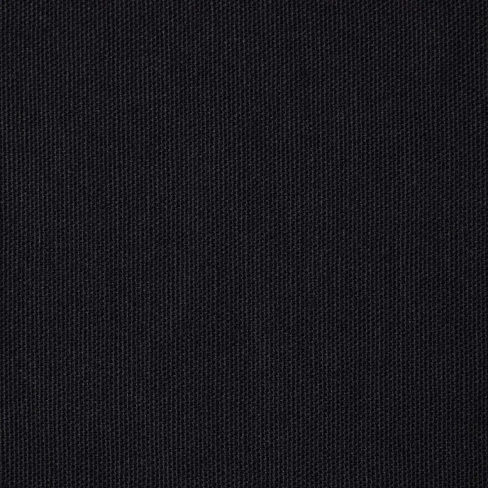Tissu en coton uni Noir