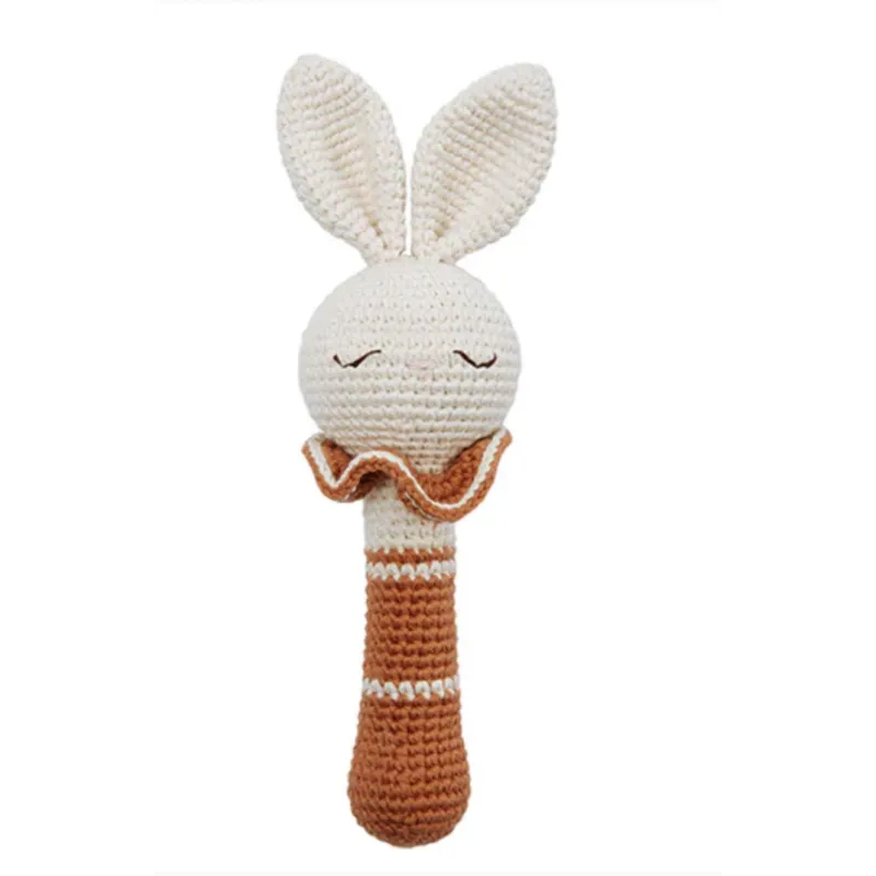hochet bunny terracotta
