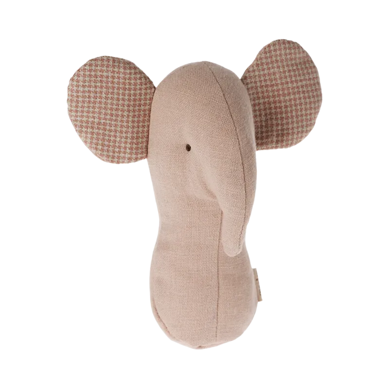 hochet lullaby petit rose elephant