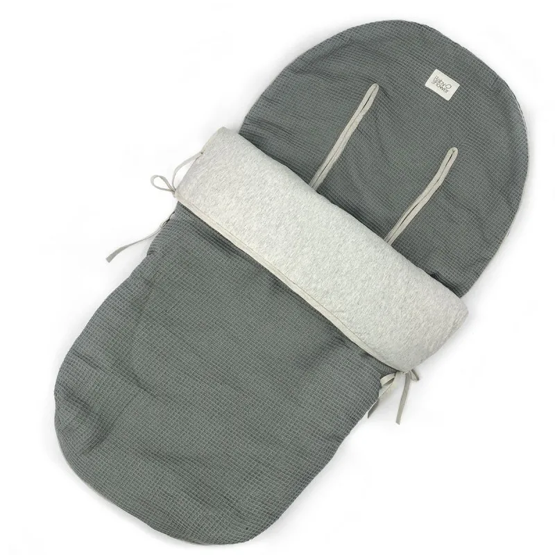 housse bugaboo waffle grey