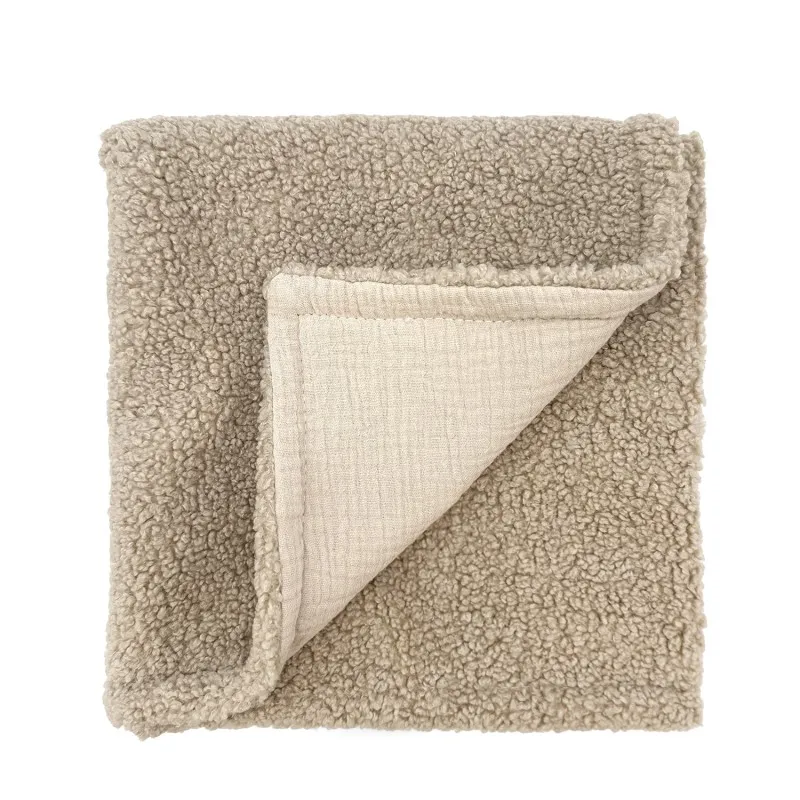 large fleece blanket latte doodle