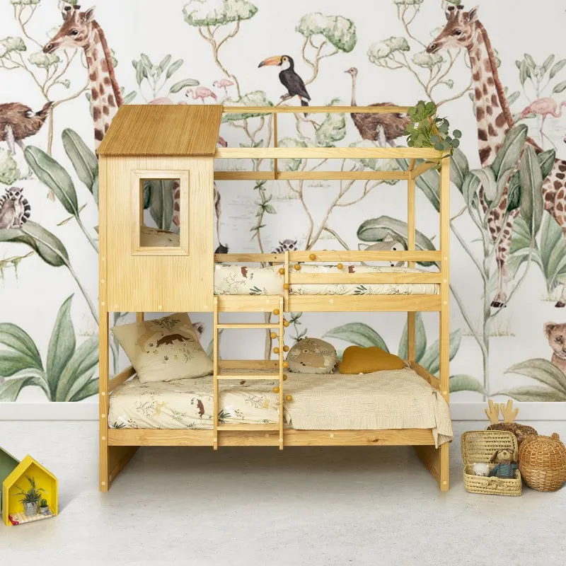 Lit superposé pour enfants Casita pin 90x190/90x190cm