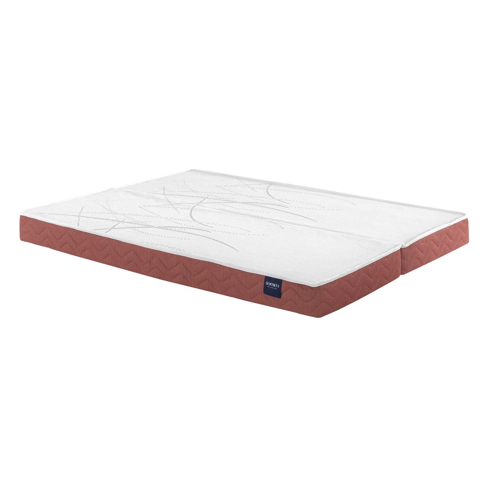 Matelas clic-clac 100% latex Crépuscule 400 - SOMEO