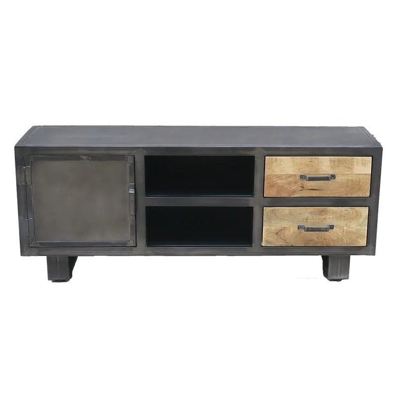 Meuble TV métal et bois Jodhpur 150 cm