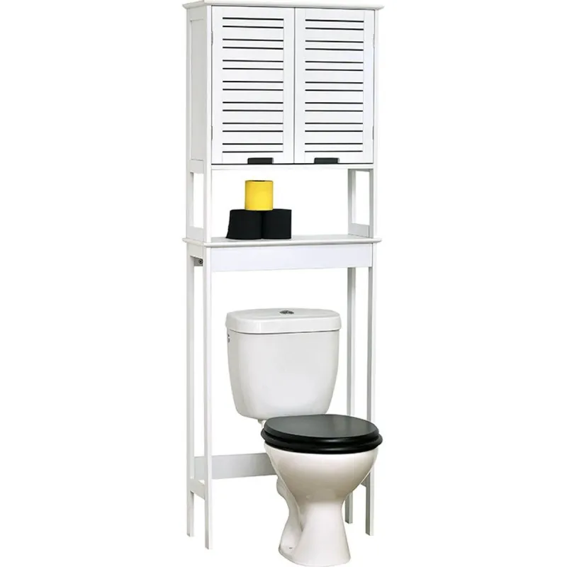 Meuble WC 1 tablette blanc Miami