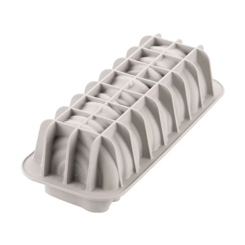 Moule à bûche en Silicone 3D Lana