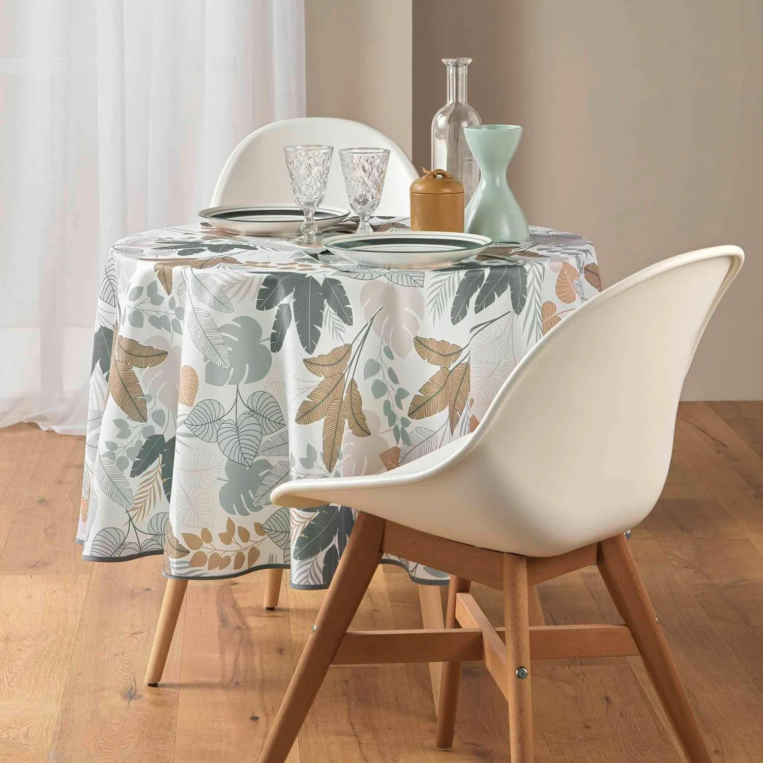 Nappe antitache ronde - Diamètre 180 cm - Fidji