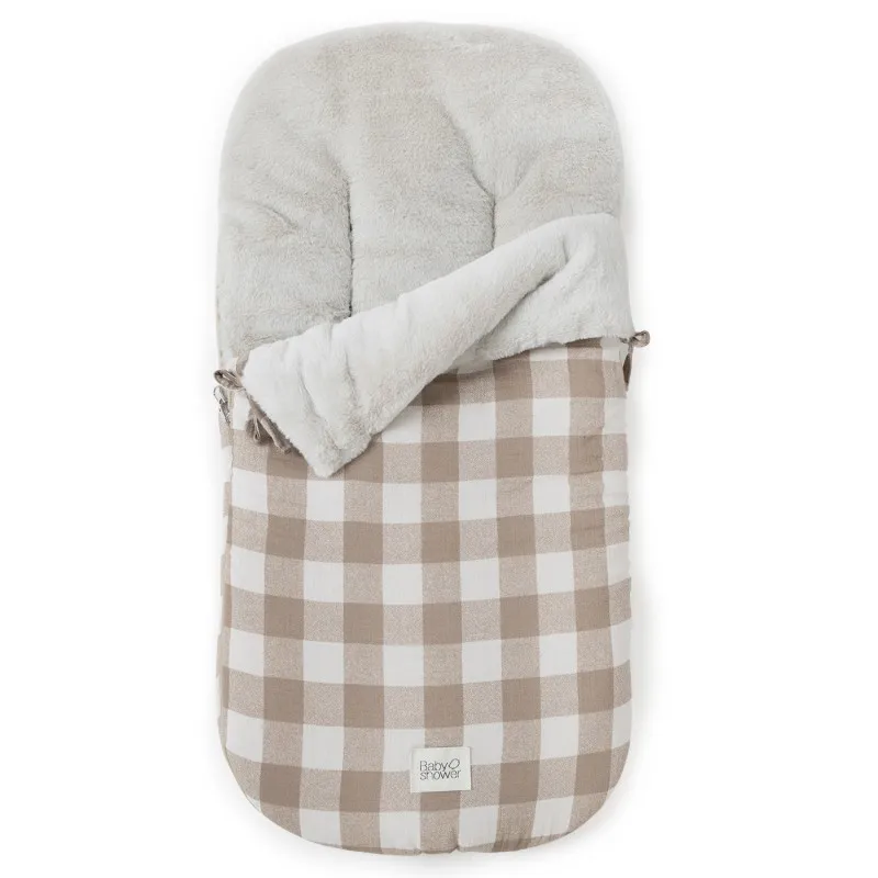 nid d'ange comfort nest polaire vichy caramel