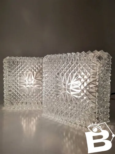 Paire dappliques murales