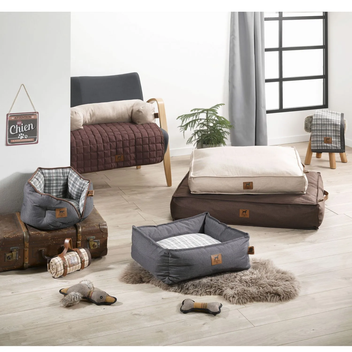 Panier rond pour chien - Diamètre 40 cm