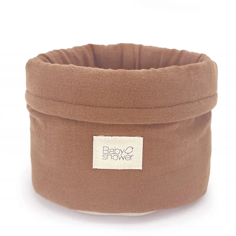 panier rangement moyen caramel glacé