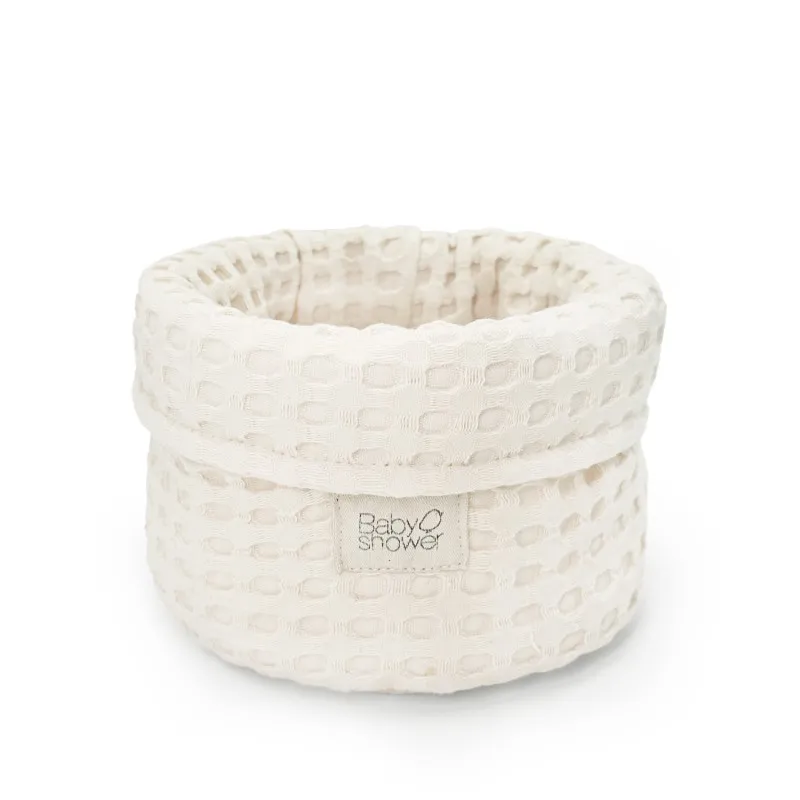 panier rangement petit gofre vanilla