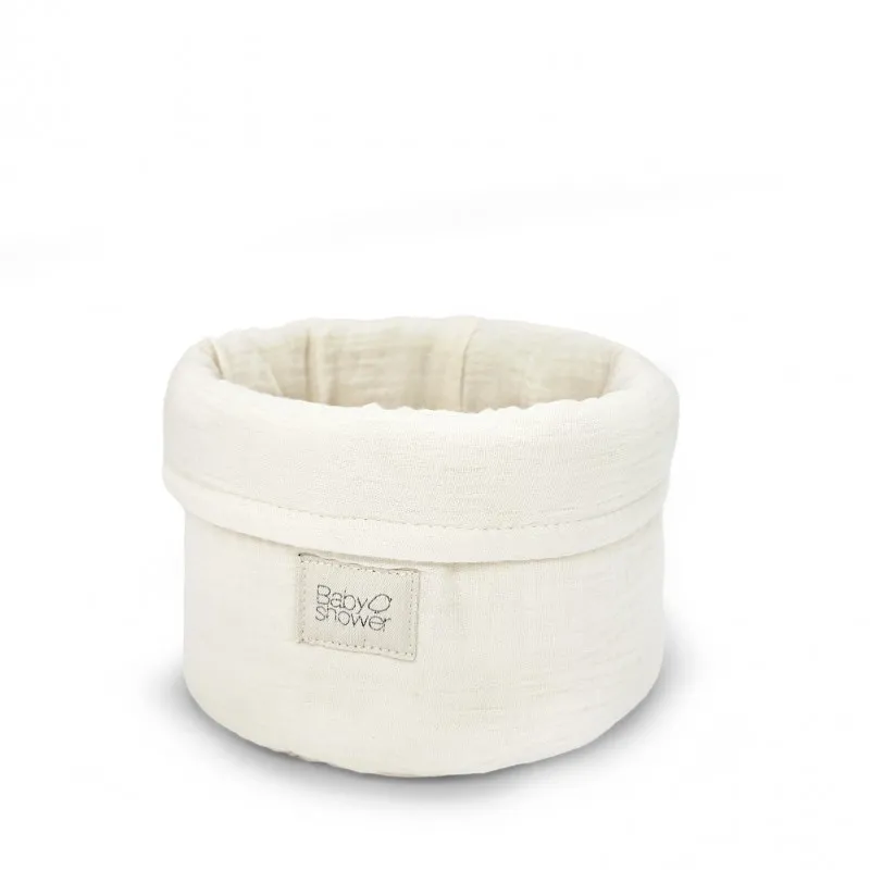 panier rangement petit ivory powder