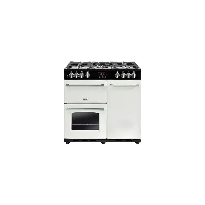 Cuisinière de Cuisine Piano de Cuisson Gaz STOVES Gourmet 90DFT FR 5 Foyers, 2 Fours et 1 Grill Blanc - 444444662 - NEUF