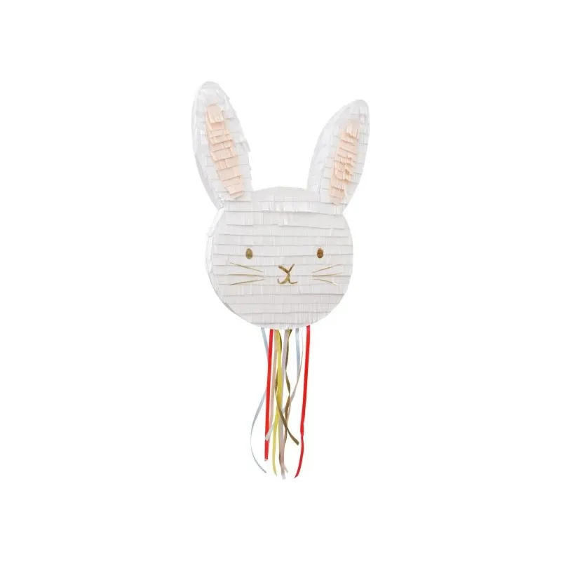 piñata lapin blanc