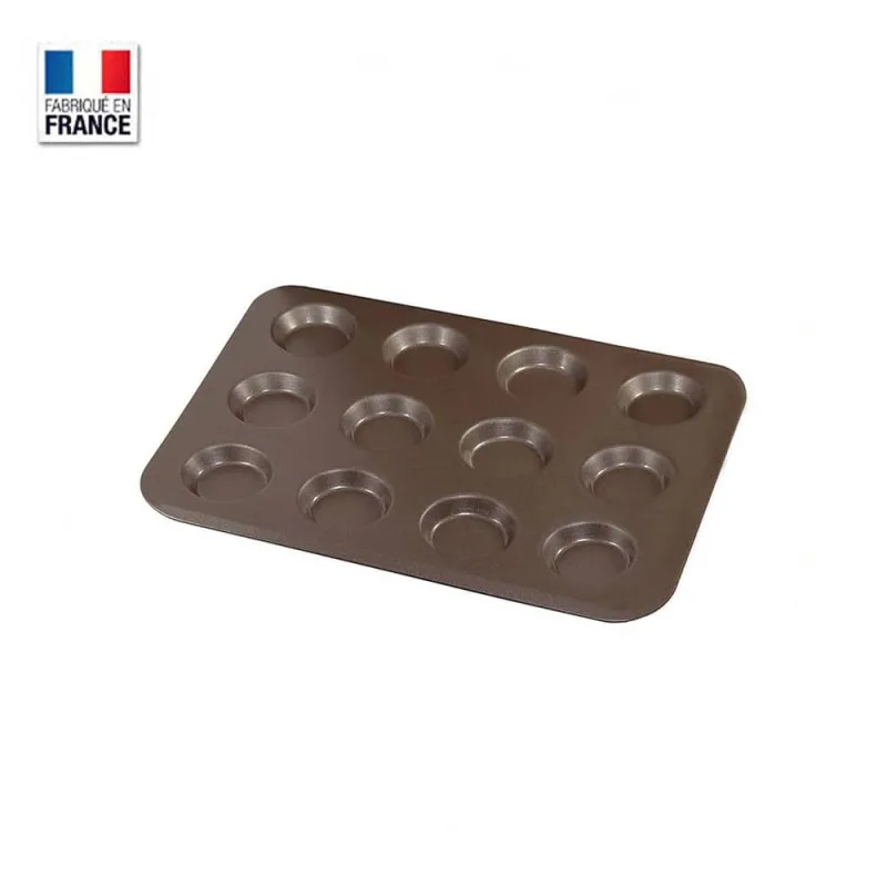 Plaque 12 Tartelettes Anti adhérente