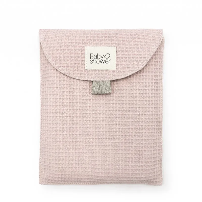 poche pour vetements waffle rose