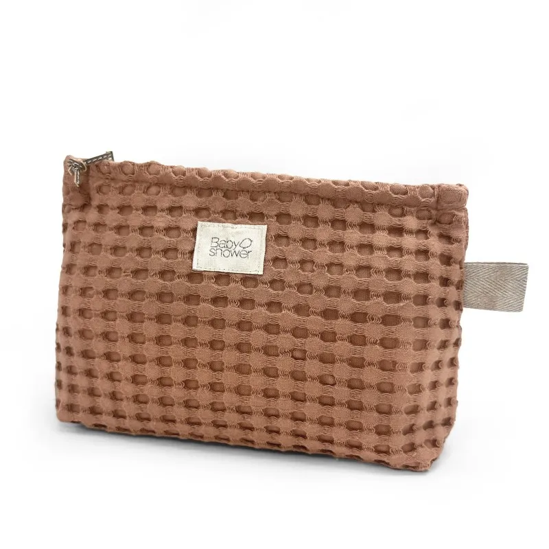 pochette couches gofre cinnamon