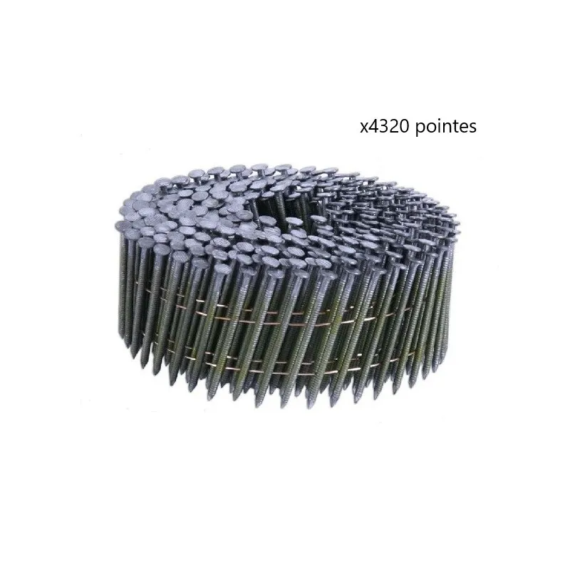 Lot de 4320 Pointes pour Cloueur BOSTITCH Ø3,3mm Longueur 90mm - N100P346R90BAQ - NEUF