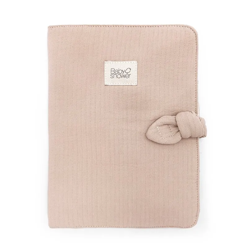 protege carnet sante knot feel blush