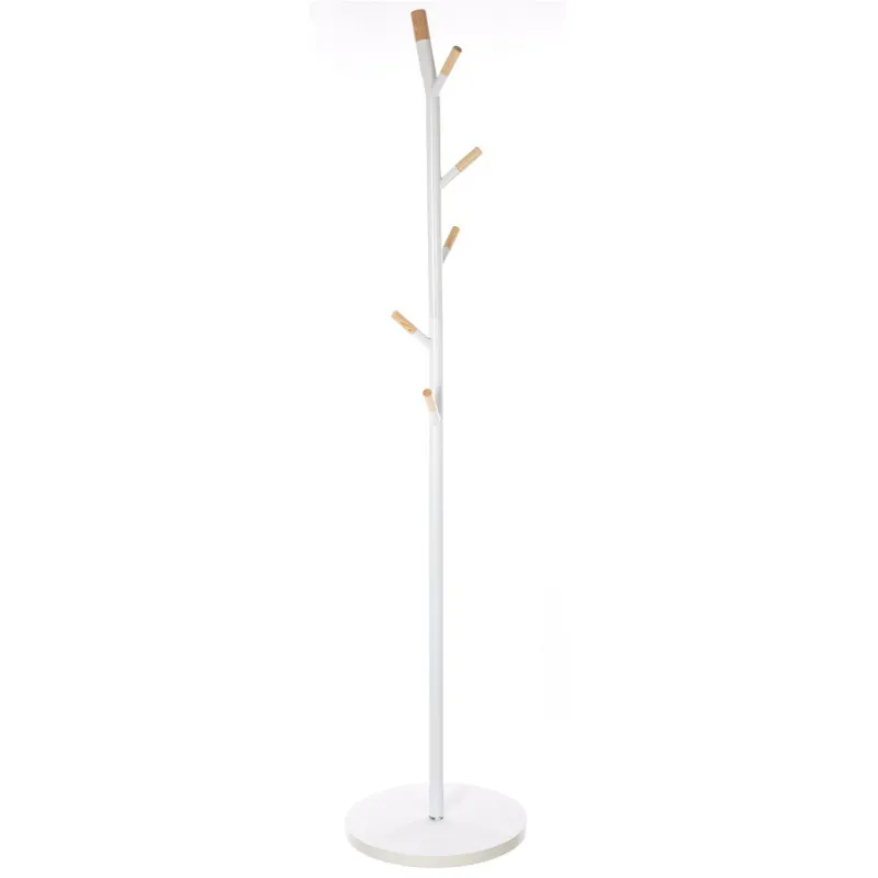 Porte manteaux métal bois 6 tiges blanc 5five