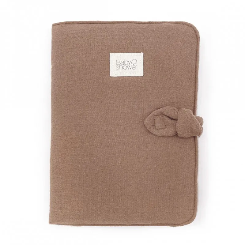 protege carnet sante knot caramel glacé