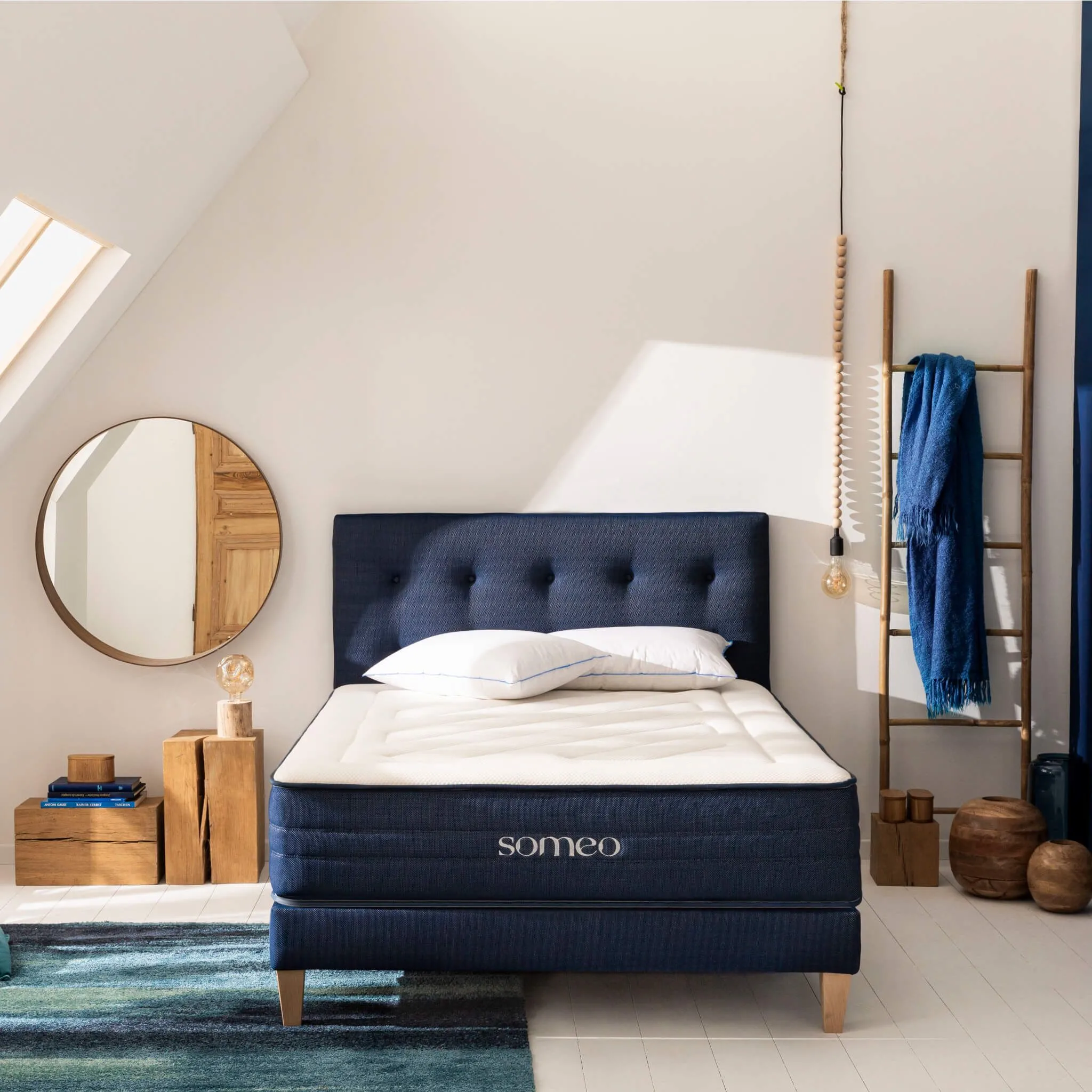 Matelas ressorts, latex et mémoire de forme Rêve 700 - SOMEO