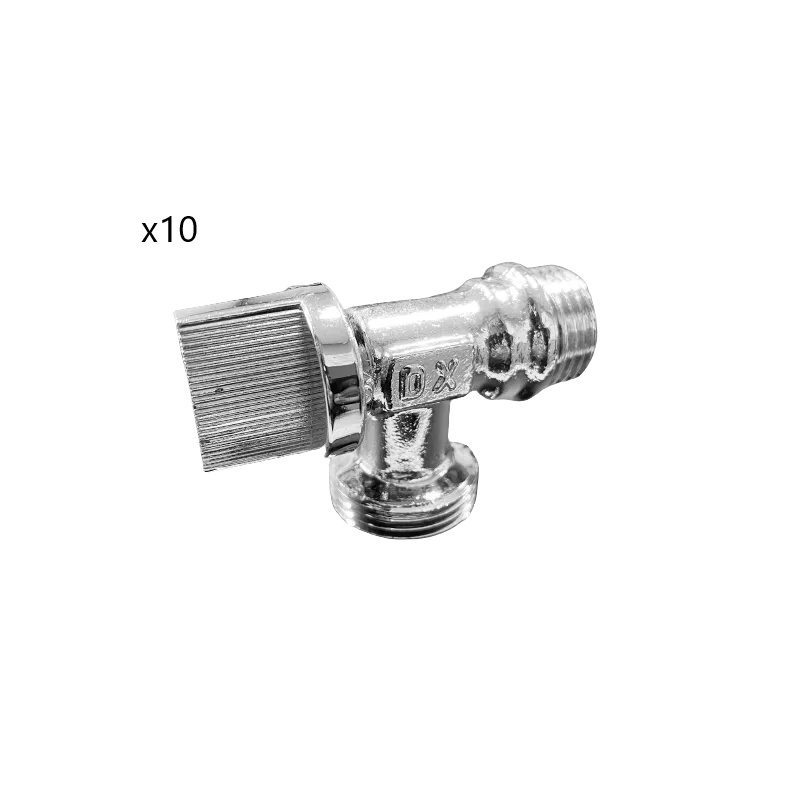 Lot de 10 Robinets en Métal de Machine à Laver ALTECH 1/4 Tour - 3234885 - NEUF