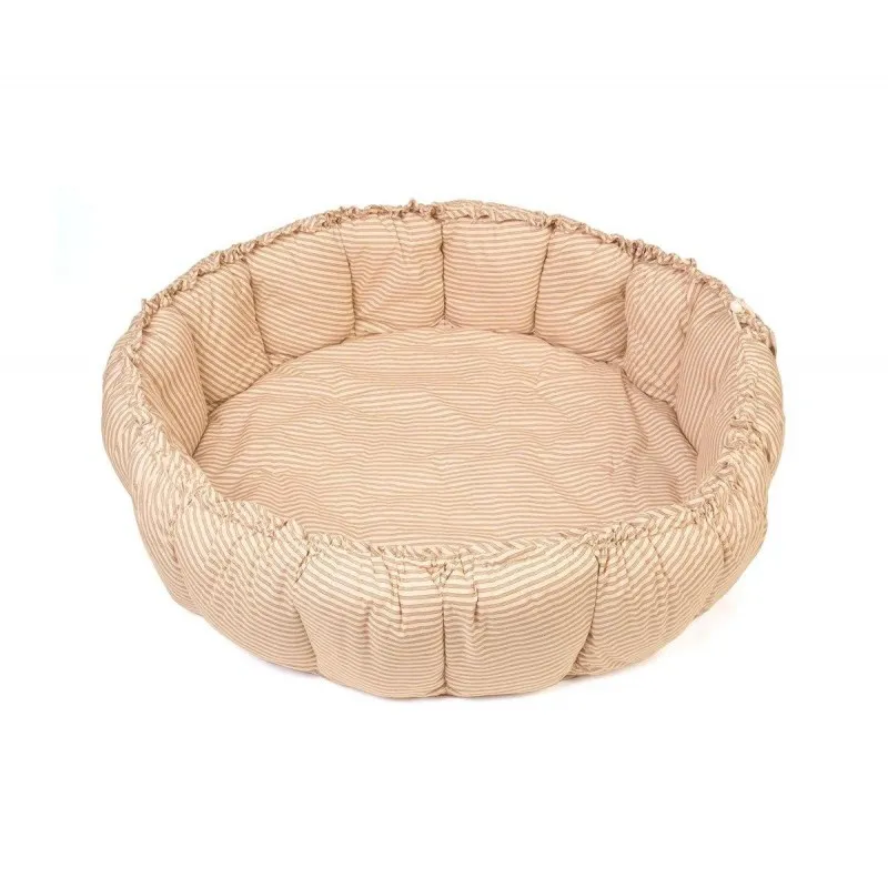 tapis de jeu play&go bloom organic stripes brown