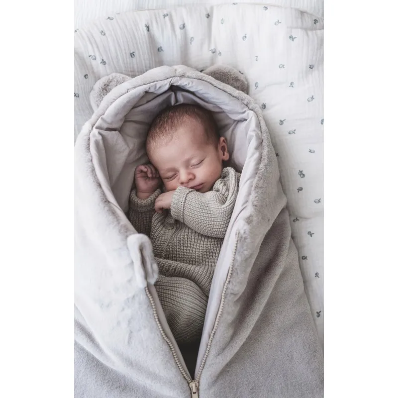 nid d'ange zippie minky fog